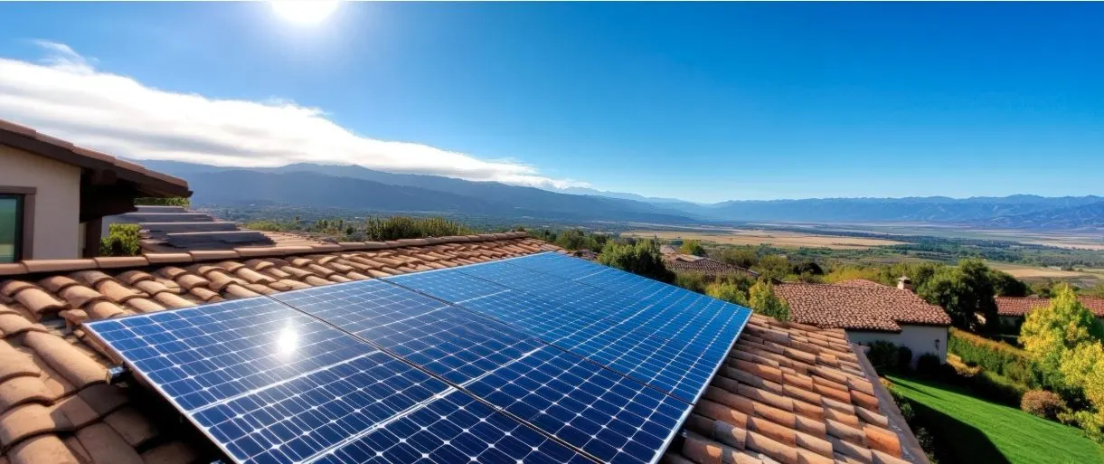 Solar panels on a rooftop cutting electricity bills