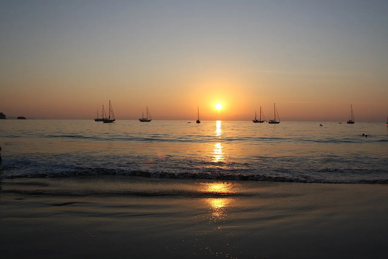 Chacala beach, in the Compostela municipality, Nayarit