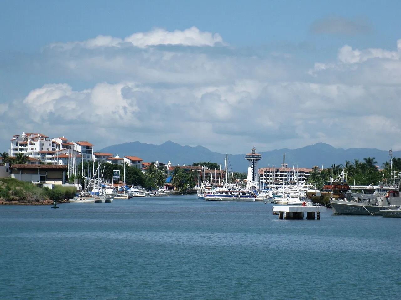 Scenic marina and waterfront view of Marina Vallarta