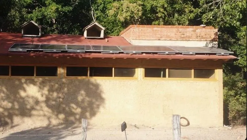 Country property running on its own solar ecosystem